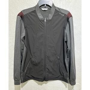 Volvik Golf Rain Resistant Jacket for Women Korean Size 100, M/L, Black/Red/Gray